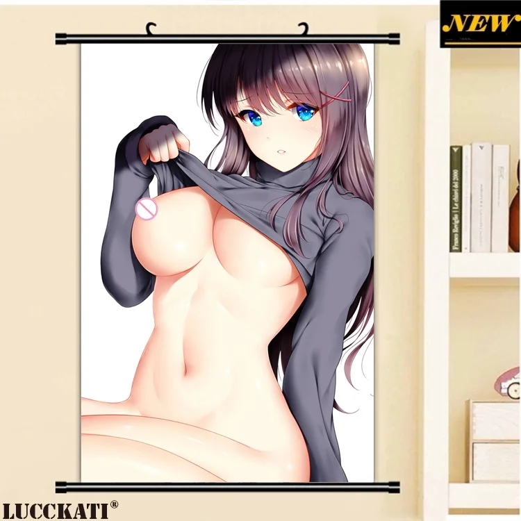 4yande.re 476855 bottomless breasts nipples no_bra shirt_lift sweater wsman_