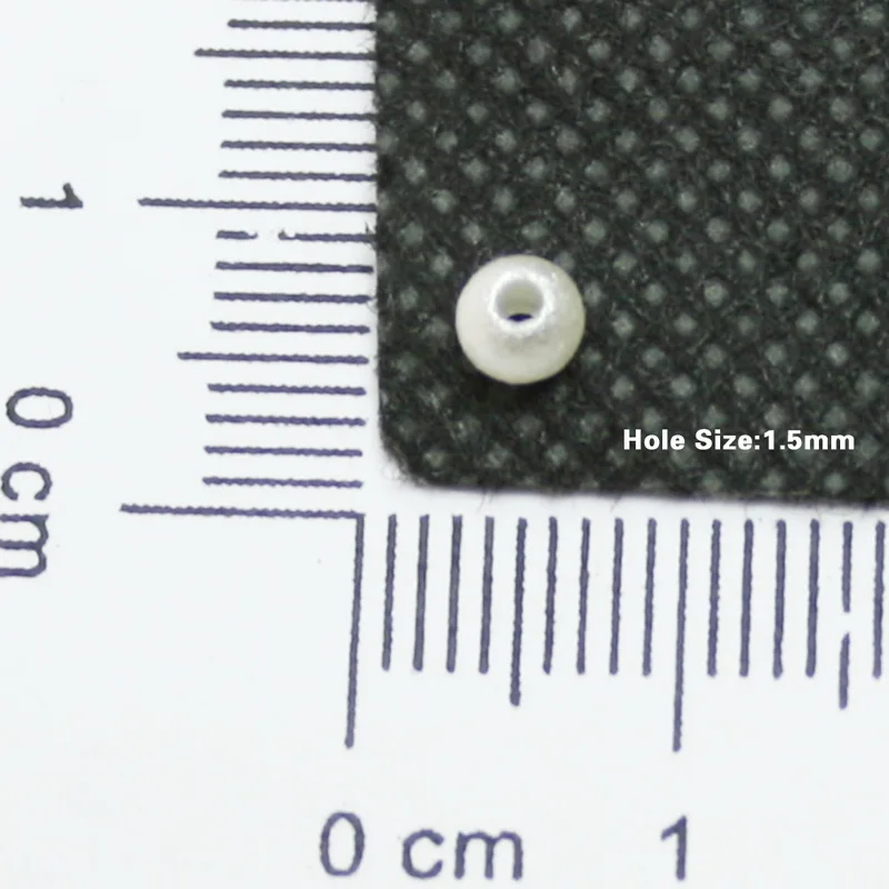 Мульти размер 4-20 мм ABS белый искусственный жемчуг бусины Круглые бусины сморщенная кожа подходит для изготовления браслетов своими руками - Цвет: 4mm approx 500pcs