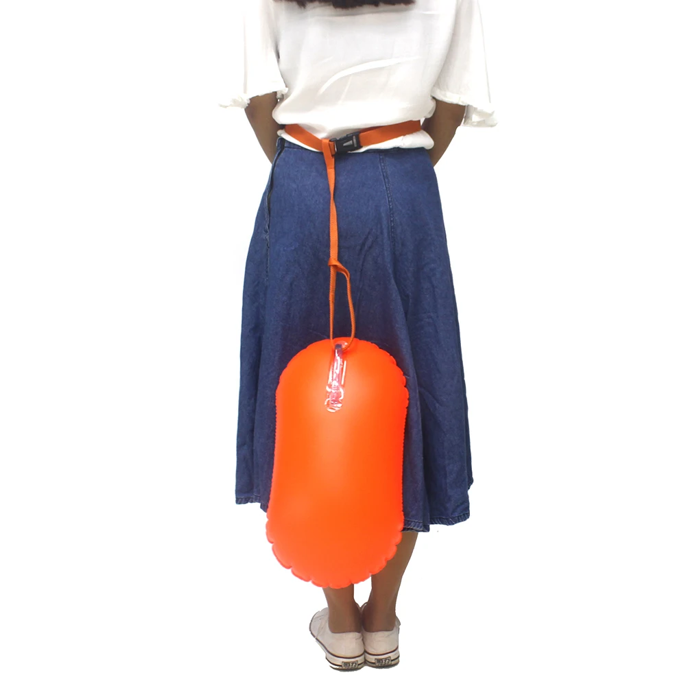 

Life Buoy Lightweight Single Balloon Swimming Aid Bag Thickening Buoy Anti-Smashing Water Drifting Ball Swimming