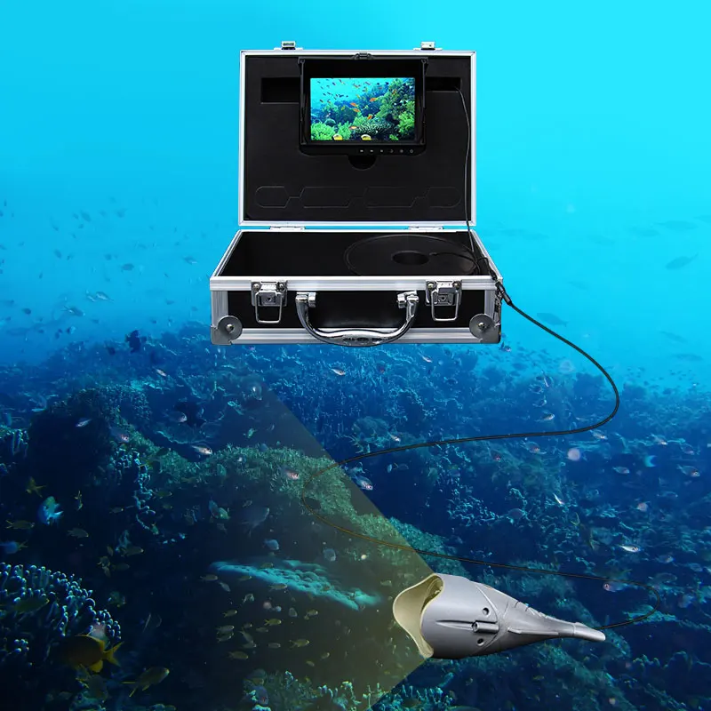 

New promotion 15m 5'' LCD monitor 12pcs LED/IR Underwater Video Fishing Camera
