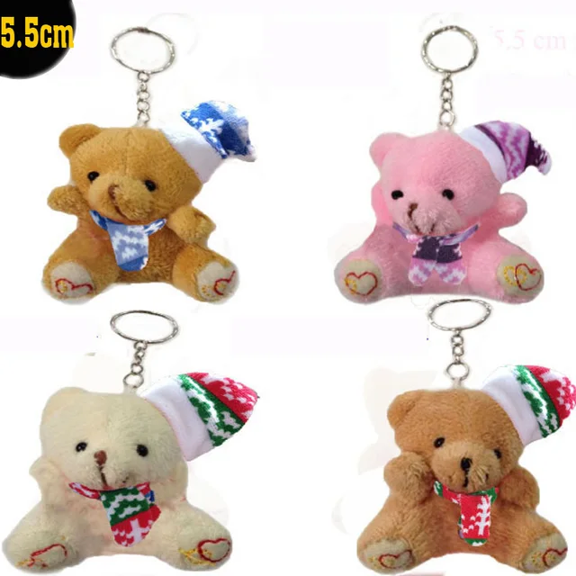 5 5cm Stuffed Animals Cute Christmas Plush Mini Teddy Bear Foot Heart Letter Key Chain Pendants Bouquet Stuffed Dolls Soft Toys 5 5cm Stuffed Animals Cute Christmas Plush Mini Teddy Bear Foot Heart Letter Key Chain Pendants Bouquet Stuffed Dolls Soft Toys