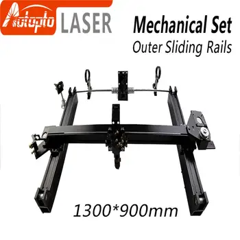 Mechanical Parts Set 1300*900mm Outer Sliding Rails Kits Spare Parts for DIY 1390 CO2 Laser Engraving Cutting Machine 1 pair 2 pieces silver spare parts for numbering machine gto heidelberg printing machine