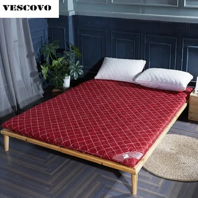 Толстый Поролоновый матрас topper tatami складные матрасы высокой плотности кровать