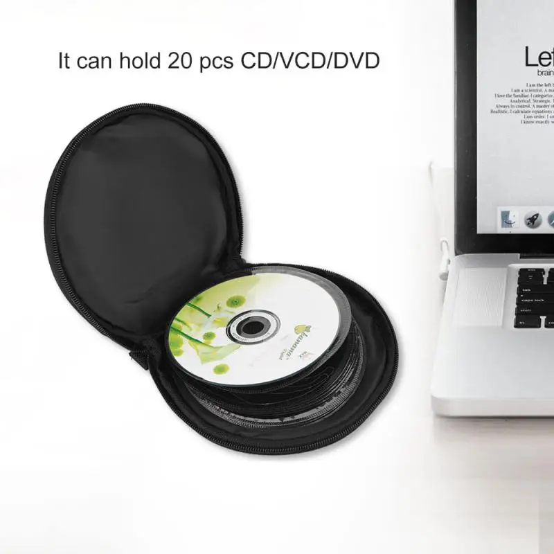 20 дисков портативный игровой CD DVD диск Слоты Прозрачный чехол для хранения сумка Органайзер держатель 4 цвета нетканый