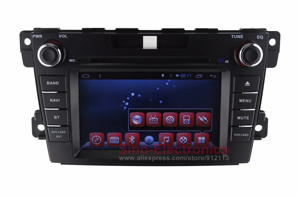 Perfect Octa Core Android 8.1 Car DVD GPS for Mazda CX-7 2008-2012 with Bluetooth Radio RDS Wifi Antenna 7