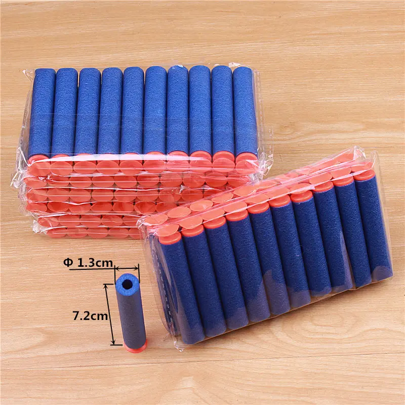 100 pcs 7.2cm EVA soft blue bullet for airguns military sucker dart Standard hollow hole head for kids bullets for nerf toy gun 100 pcs 7.2cm EVA soft blue bullet for airguns military sucker dart Standard hollow hole head for kids bullets for nerf toy gun