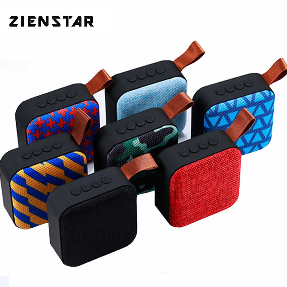 

ZIENSTAR Bluetooth Speaker Wireless Portable Sound Box Subwoofer with handle Support FM Radio TF Mp3,Cloth Cover