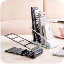 Stainless Steel Organizer Coffee Table Storage Bench Remote Control Storage Holders For TV Refrigerator Remote Controls