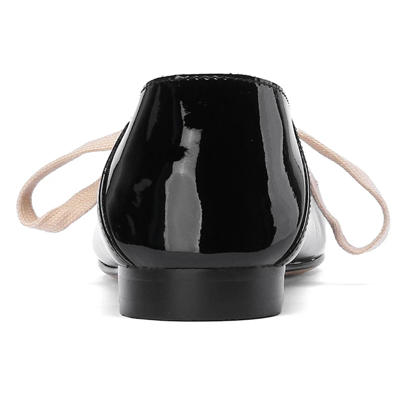 wine Tacco Basso Donne A Enmayer Mujer Modo 34 Di In Tacon Zapatos Ly439 Punta 2018 Black Pelle Formato Red Pompe 39 Vera BXARwqA