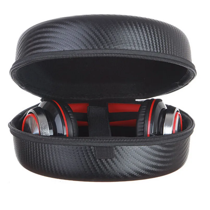 Convenient Headphones Bag Waterproof EVA Hard Storage Case Cover Protective Bag Compatible For Universal Headphones 30AP1201