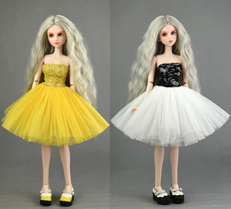 Милое платье розовый красный черный одежда для вечеринки свадьбы 1/4 BJD SD Xinyi 45 50 см