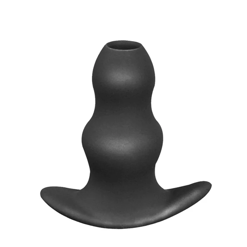 New hot Small size silicone anal butt plug beads douche Enema head Hollow Prostate Massager Anus ball dildo penis fake Sex toy |
