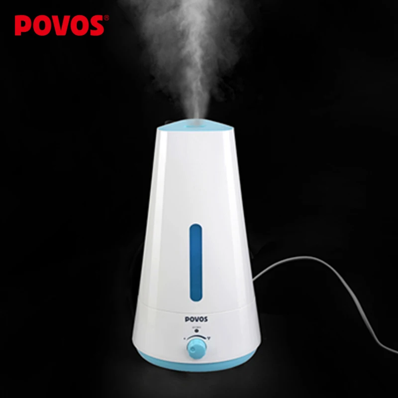 POVOS Nebulizer Ultrasonic Humidifier Mute Home Air Humidifier Mini