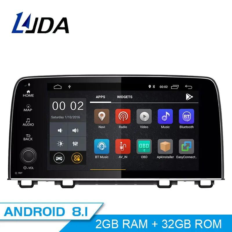 

LJDA 9" 2 Din Android 8.1 Car Radio For Honda CRV CR V CR-V 2017 2018 Car Multimedia Player WIFI Stereo Auto Audio GPS Video RDS