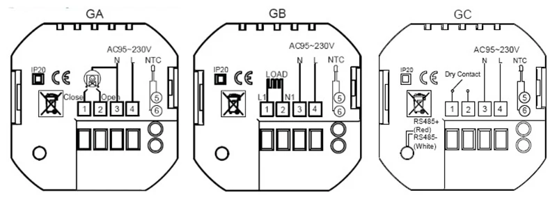 Wifi Thermostat For Water/Gas Boiler LCD Display Smart WIFI Temperature Controller Works With Alexa For Voice Control