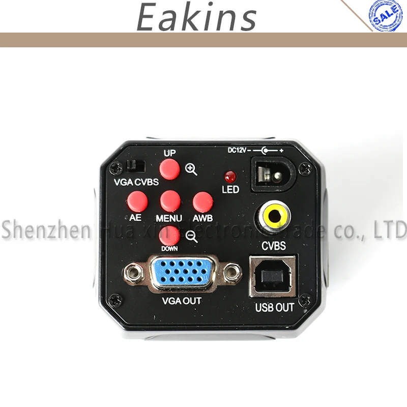 Бесплатная доставка HD 2.0MP 3 в 1 VGA USB AV/TV цифровой промышленный микроскоп Видео