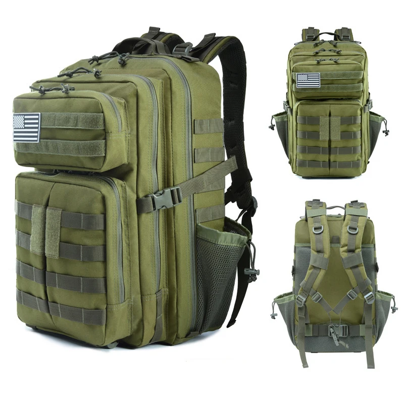 Спортивный военный тактический рюкзак 45L Molle сумка 900D армейский уличный дорожный
