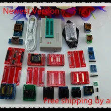 V9.00 XGECU TL866II Plus TL866A USB биос универсальный программатор SPI Flash NAND 24 93 25 EEPROM MCU PIC AVR+ 22 адаптера