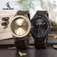 BOBO BIRD Watch Men Quartz Wooden Wristwatches Top Brand Luxury Men's Watches in Wooden Box relogio masculino Great Mens Gift