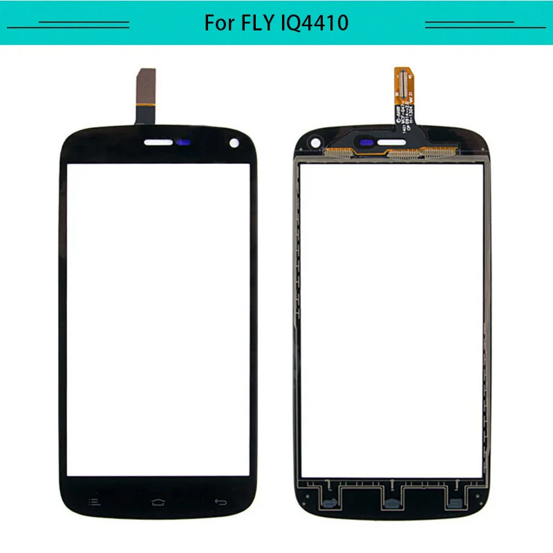 5 шт./лот Touch для Fly IQ4410 Quad Phoenix Сенсорный экран Стекло касания Панель Замена