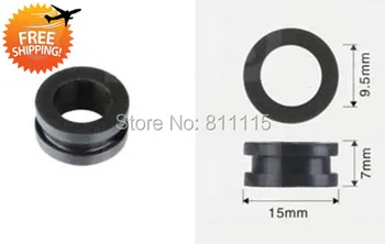

Fuel Injector Rubber Seal, 15x9.5x7mm, 500pcs, free shipping O-Rings, Repair Kits, Rubber sealings