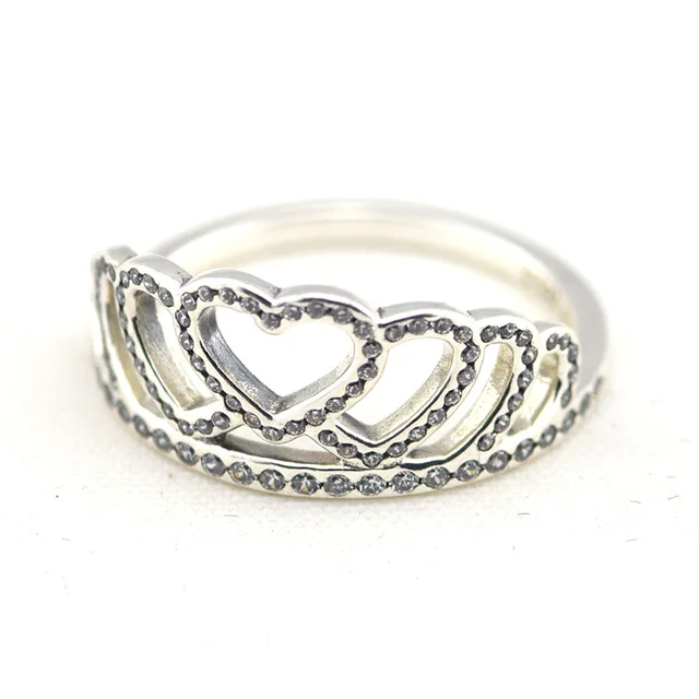 anillo tiara de corazones pandora anillo tiara de corazones pandora