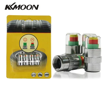 

2.4PSI Auto Car Tire Pressure Monitor Valve Stem Caps Sensor Indicator Alert Diagnostic Tools Kits 4PCS