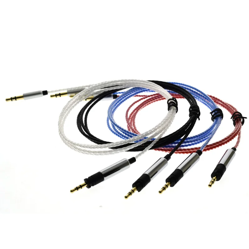 TD88 Headphone Cable for Sennheiser Momentum 1 0 2 0 Replacement Upgraded Silver Plated Audio Cords 3 5mm to 2 5mm Jack Wire