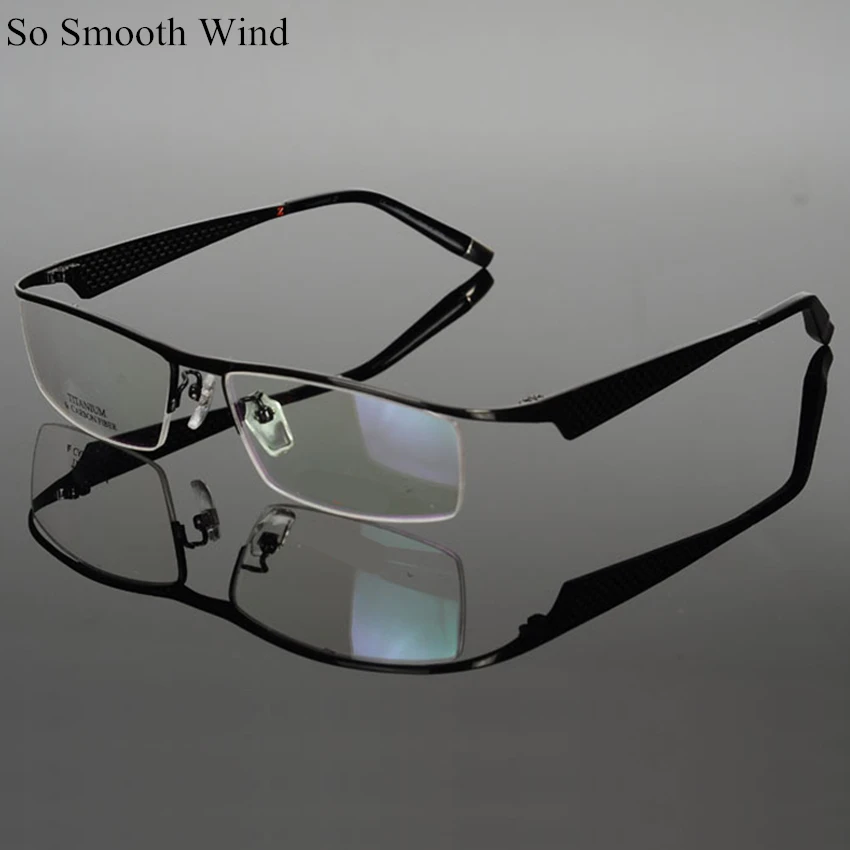 

Japan CH Business Men's Glasses Z Titanium Spectacles Half Rimless Optical Glasses Frame Men Myopia Eyeglasses Oculos De Grau
