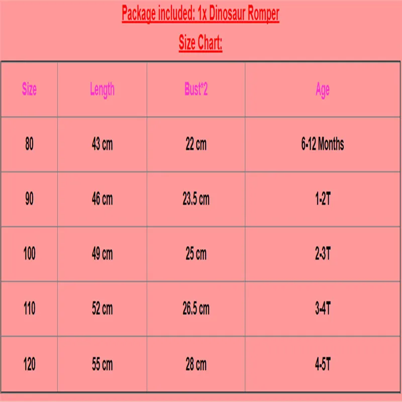 الوليد طفل لطيف طفل رضيع فتاة الملابس زي ديناصور أكمام القطن رومبير السترة بذلة الزي مجموعة صغيرة الحجم