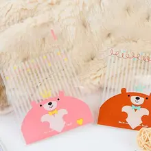 10*10+ 3 см милый маленький медведь оптом,, 100 шт/партия мыло ручной работы подарочный пакет/бисквиты сумки