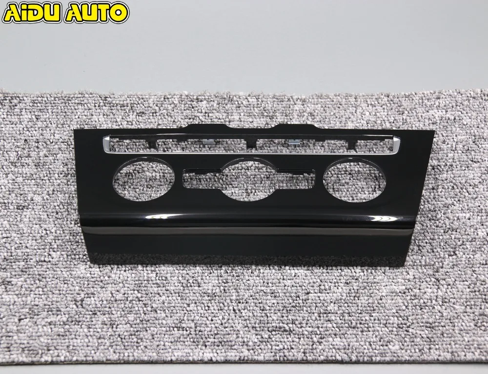 Для VW Passat B8 радио рамка панель CD тарелки декоративная рамка для Центральной приборной панели тарелки фортепиано краска черный
