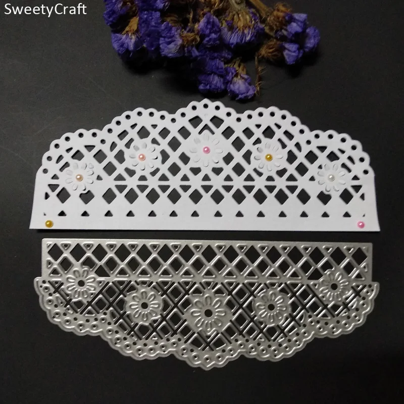 Flower Border Dies Scrapbooking