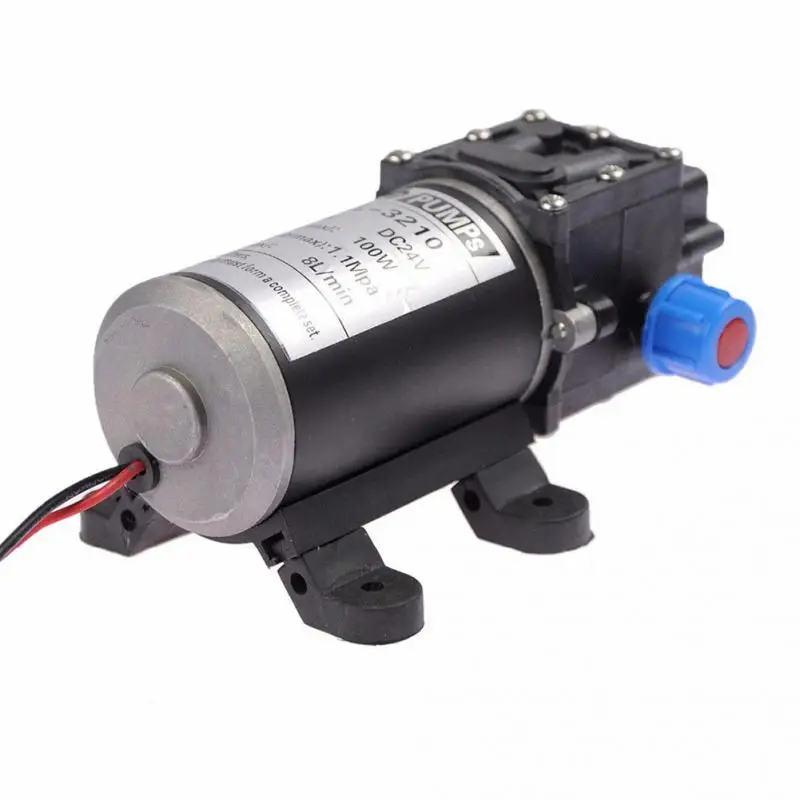 

Water Booster Pump Self-Priming DC 12V 100W 8L/min Agricultural Electric Micro High Pressure Diaphragm Water Sprayer Car Wash