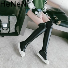 Новые зимние модные женские сапоги выше колена Повседневная пикантная женская обувь, увеличивающая рост зимние теплые сапоги зимние сапоги, размер 41-42