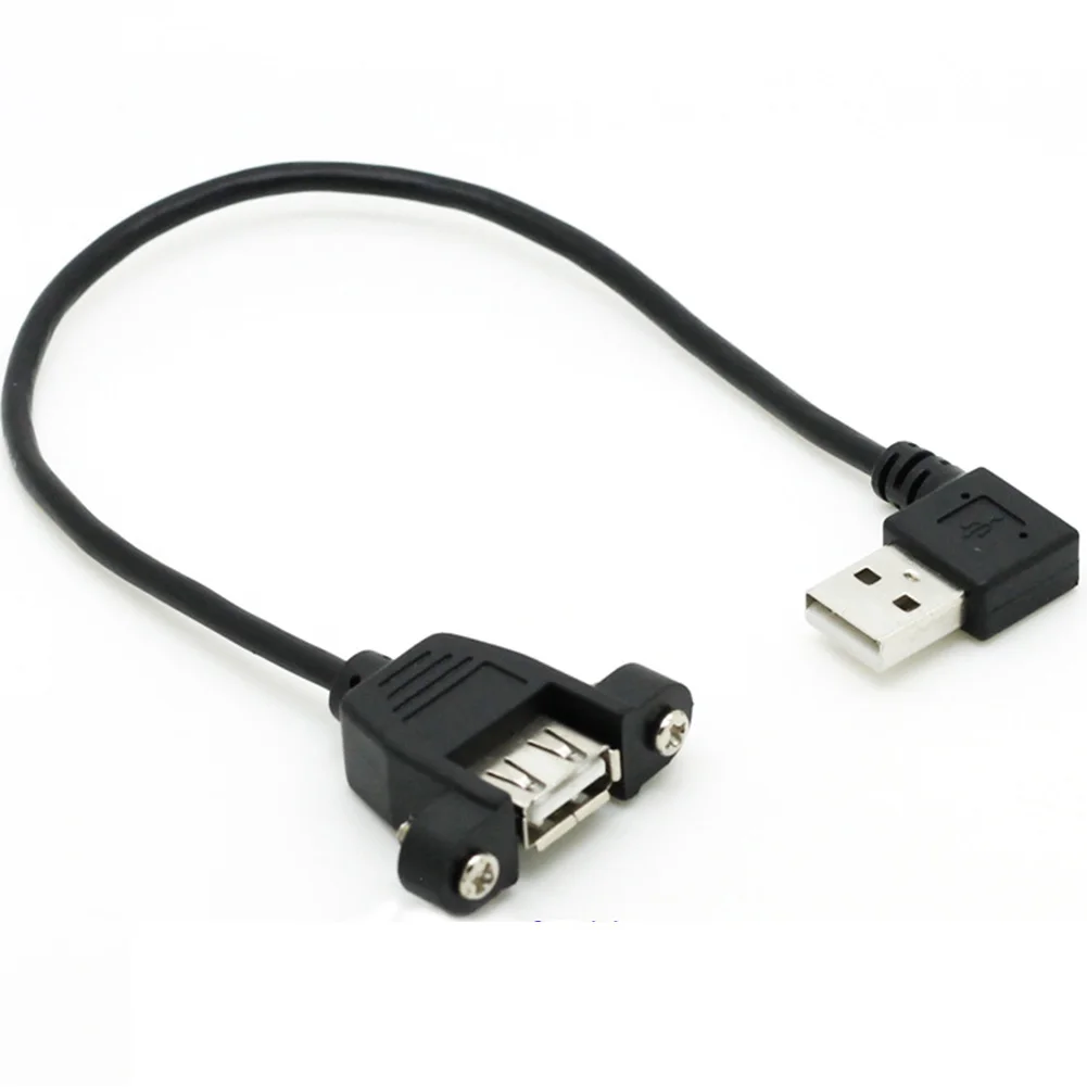 

USB 2.0 A Male to A Female Extension Molded Panel Mount Extention Port Cable