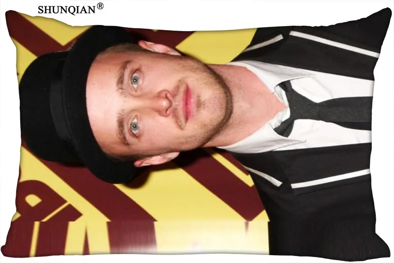 Пользовательский Aaron Paul Наволочка на молнии Прямоугольник наволочки Размеры 45X35 см, 40x60 см, 45X75 см, 50X75 см(с двух сторон