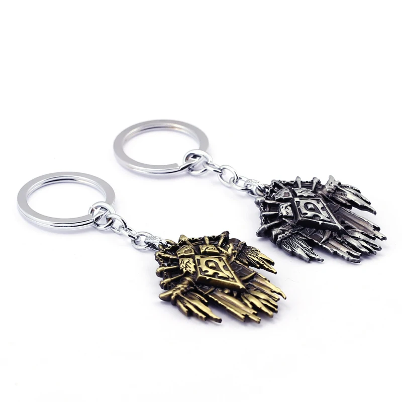 Новый дизайн игры WOW World of брелок для ключей Warcraft Tribe символ аксессуар карлик знак