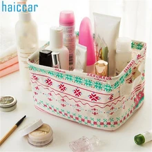 Home Wider Haicar lovely py Plastic Office Desktop Storage Boxes Makeup Organizer Storage Box sep924 Drop Shipping