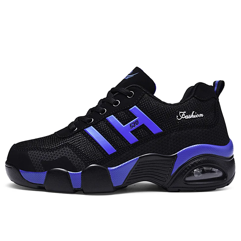 

Men's fashion personality casual sneakers breathable increase anti-slip wear damping large size men's running shoes