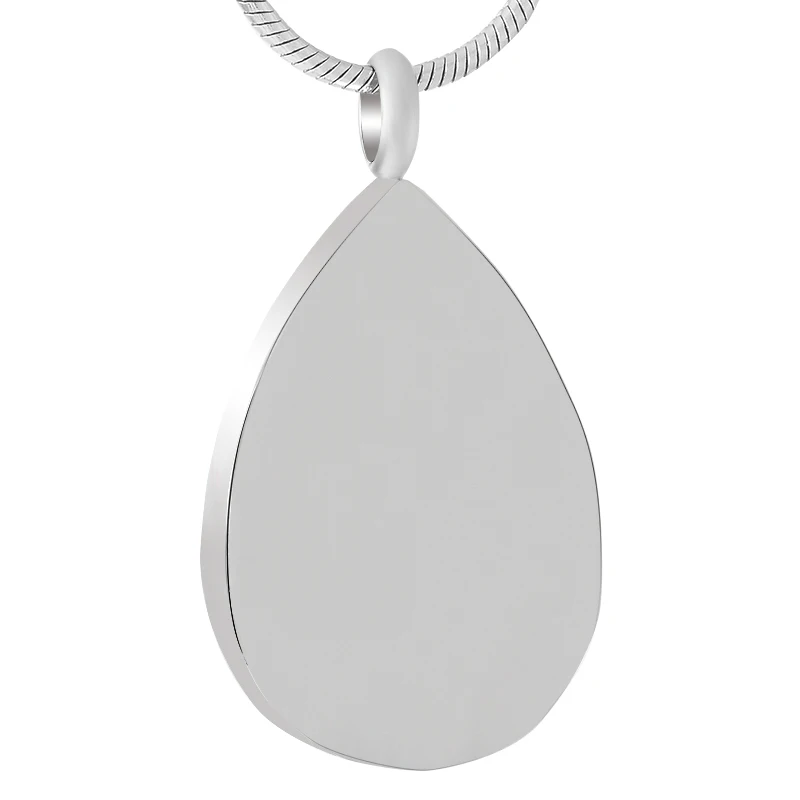 IJD9433 Shiny Finish,high Polished Stainless steel Blank Teardrop