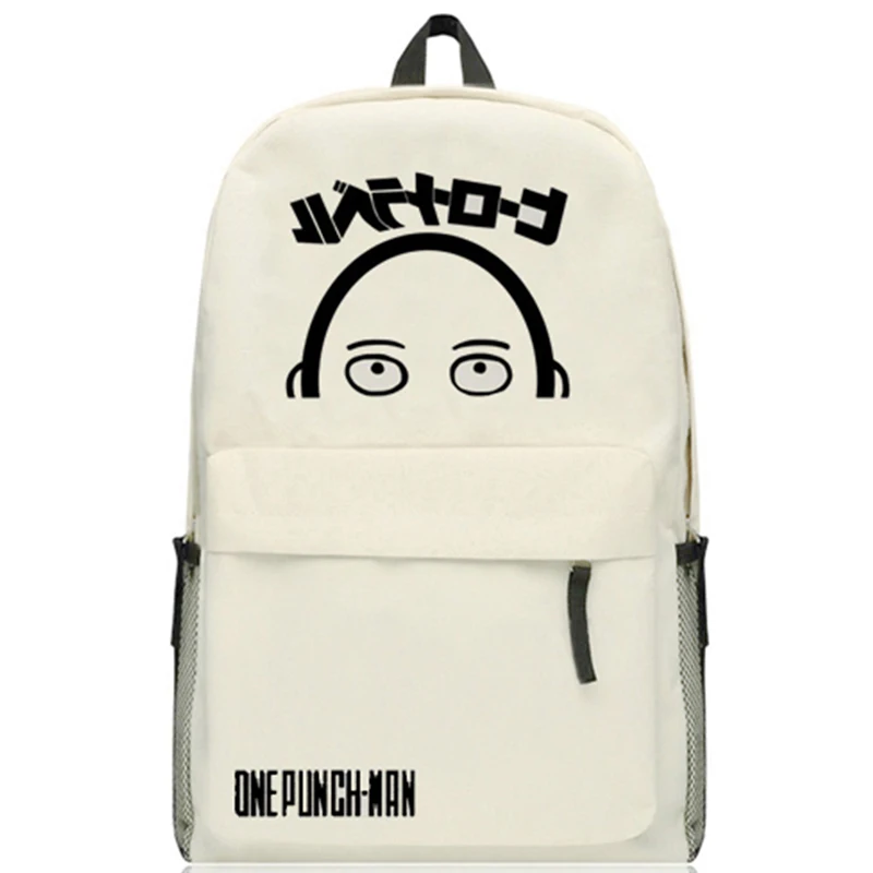 Anime One Punch Man Oppai Saitama Student Schoolbag Casual Oxford
