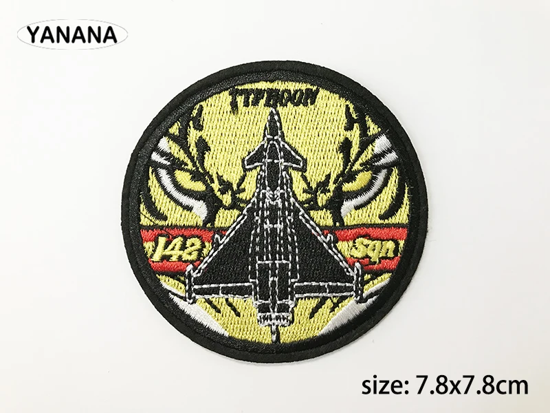 airplane Aircraft Fighter Aeroplane fighter plane jet Badge Iron on stickers Patches for Individual clothing stickers