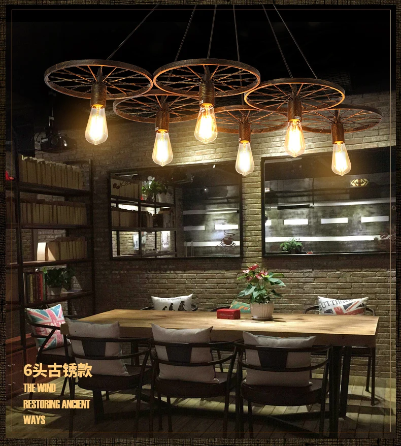 Us 24 12 58 Off E27 Loft Metal Wheel Pendant Light Vintage Lighting American Aisle Lights Lamp Ac110v Ac220v In From Us 24 12 58 Off E27 Loft Metal Wheel Pendant Light Vintage Lighting American Aisle Lights Lamp Ac110v Ac220v In From