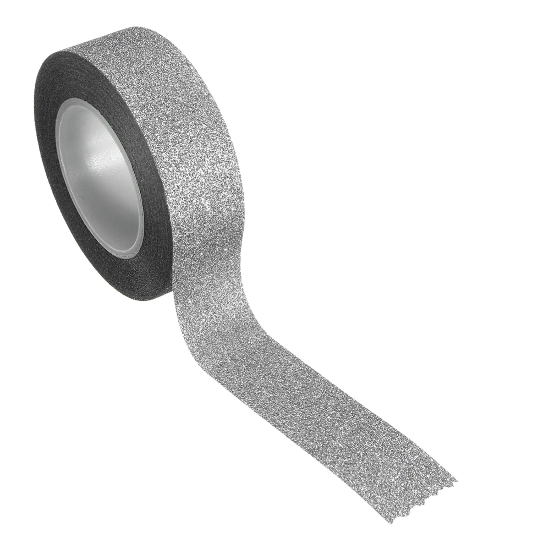 

2 x 10M Glitter Washi Tape Stick Self Adhesive Decorative Craft DIY Paper silver