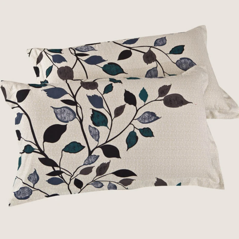 New 1pair Pillow Case Polyester Printed Moon Star Pillow Case Home Fashion Waist Soft Room