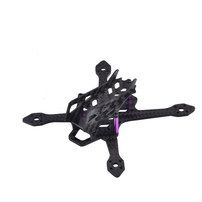 

Awesome Q100 100mm Wheelbase Mini Pure carbon fiber four-axis aircraft frame Kit for FPV Racing drone