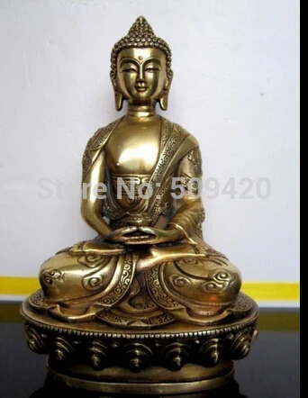 

ShippingTibetan Buddhis Amitabha bronze buddha statue