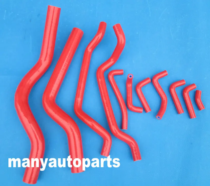 Red Silicone Coolant&heater Hose Kit For Mitsubishi Eclipse Gst/gsx