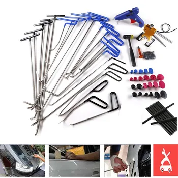 

Tools Paintless Dent Repair Kits Hail Ding Removal Wedge Hook Push Rod Hooks Crowbar Dent Removal Tools